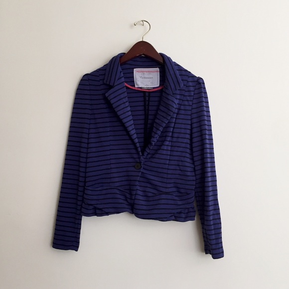 Anthropologie Cartonnier Striped Spinnaker Blazer - Picture 2 of 7